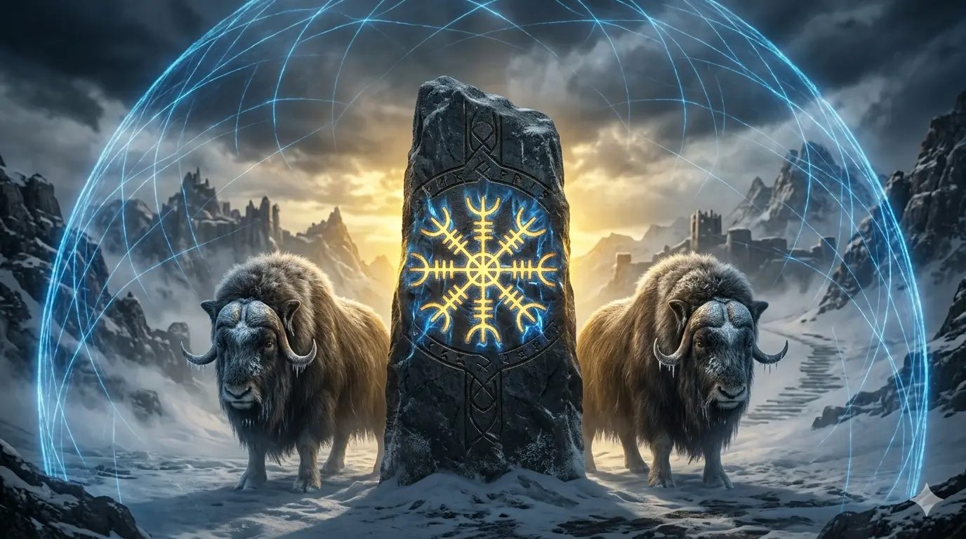 Aegishjalmur - Yelmo de asombro