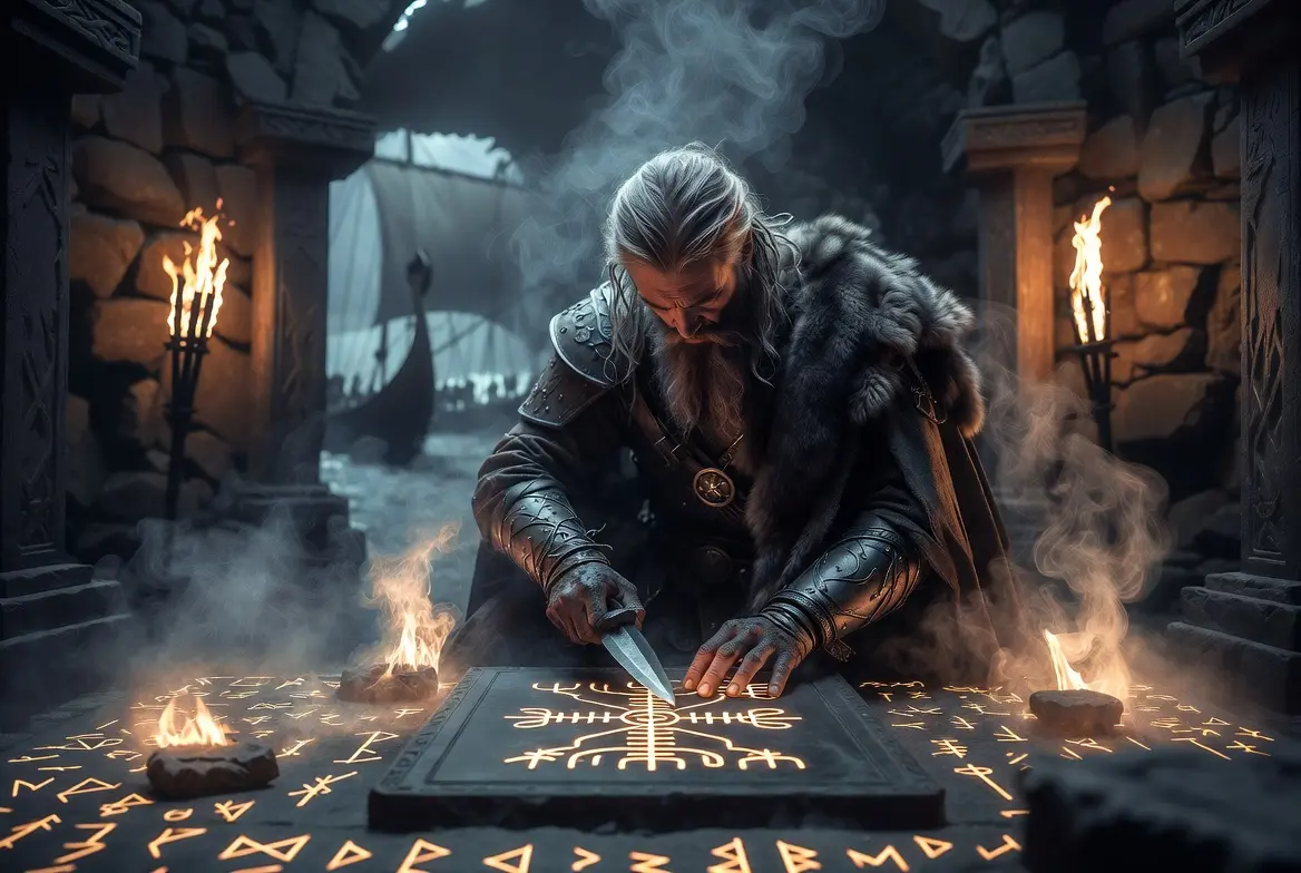 Origen del Vegvísir en la magia rúnica