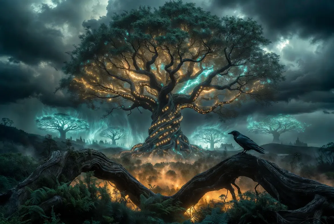 Yggdrasil el árbol sagrado de la mitología nórdica